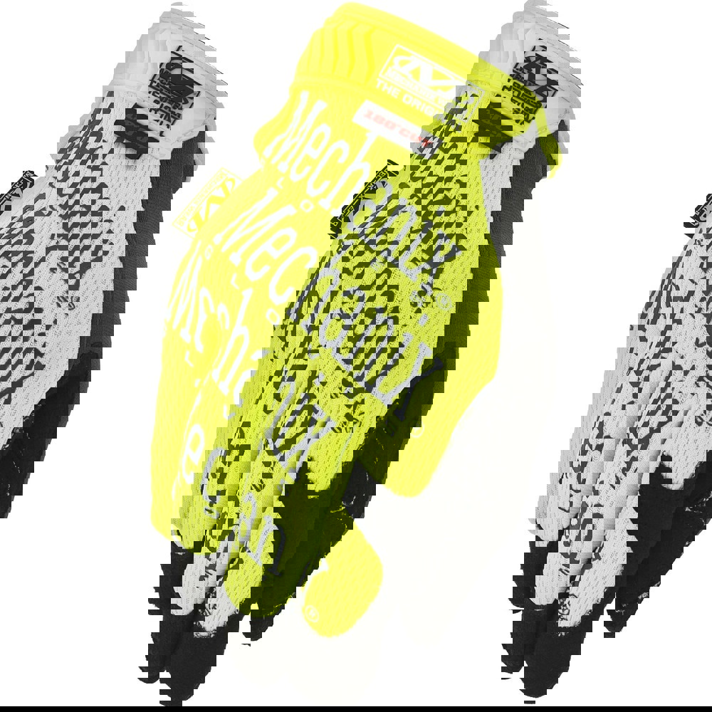 Cut, Puncture & Abrasive-Resistant Gloves: Size L, ANSI Cut A5, ANSI Puncture 5, Synthetic Leather